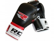 RDX 11612 Боксерские перчатки RDX Rex Leather Black фото